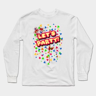 Five Nights at Freddy's - Let's Party - Toy Chica Bloody Long Sleeve T-Shirt